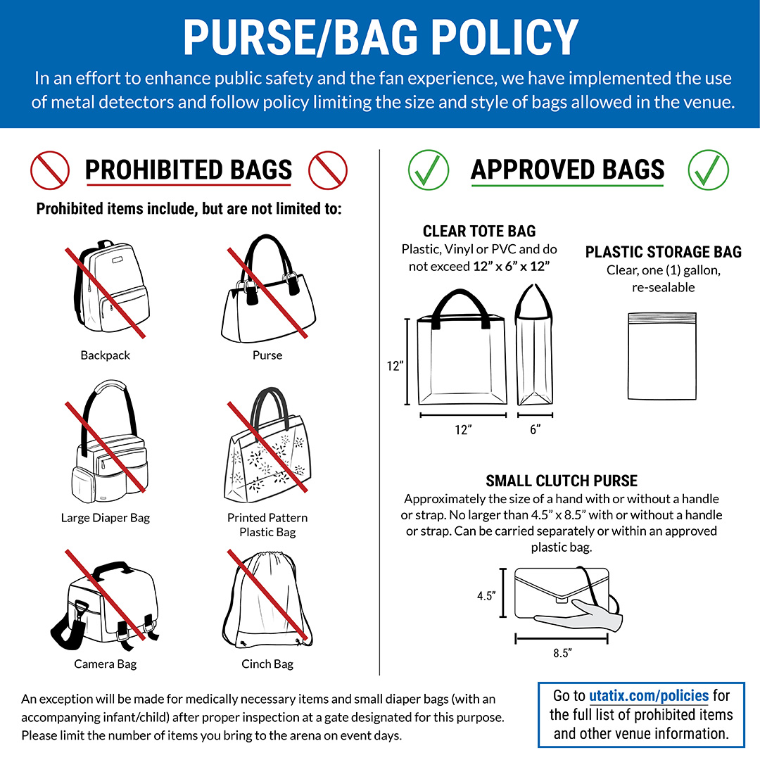 Bag Policy. May 2021